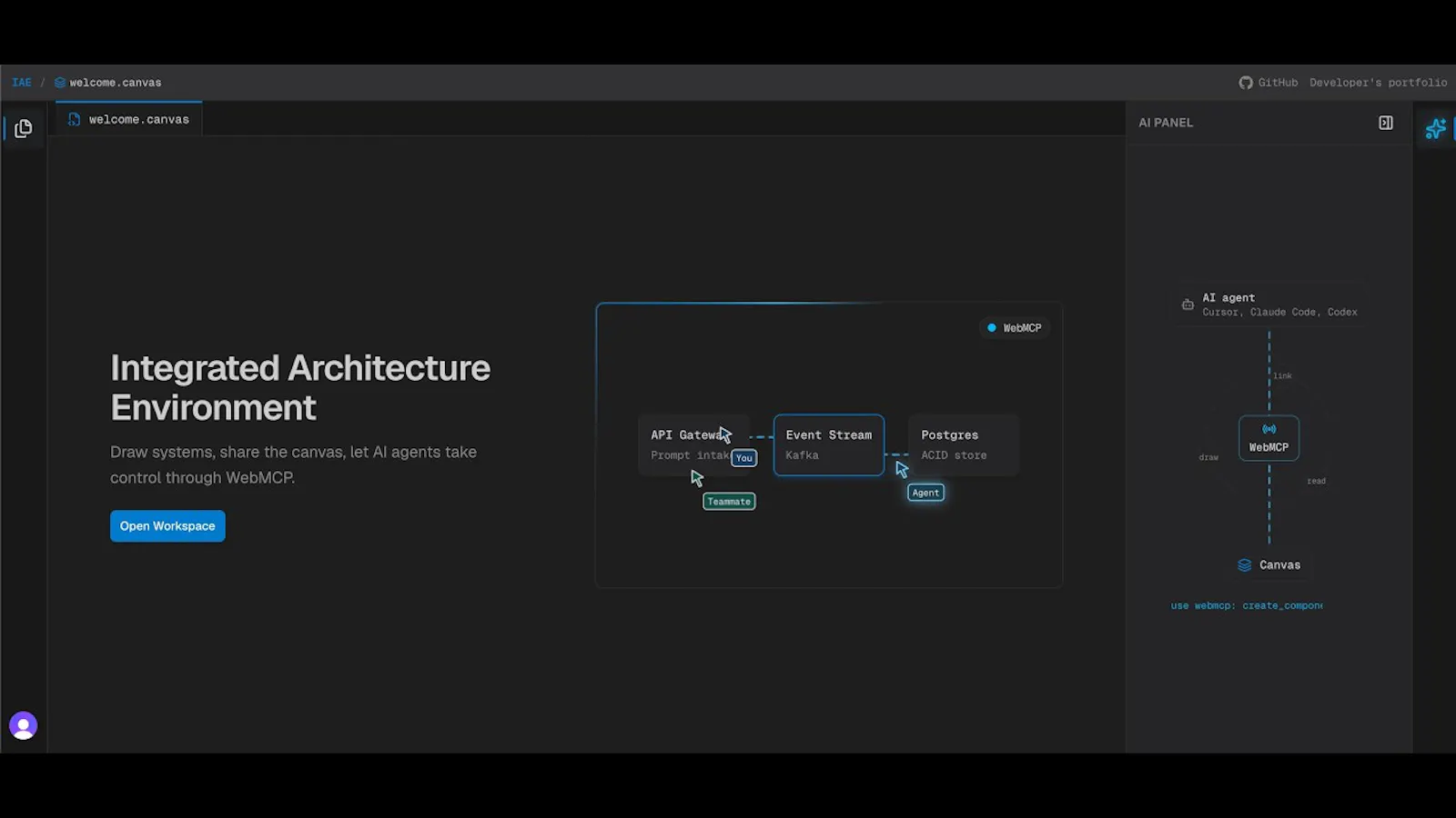 Integrated Architecture Environment screenshot 1 (video preview)