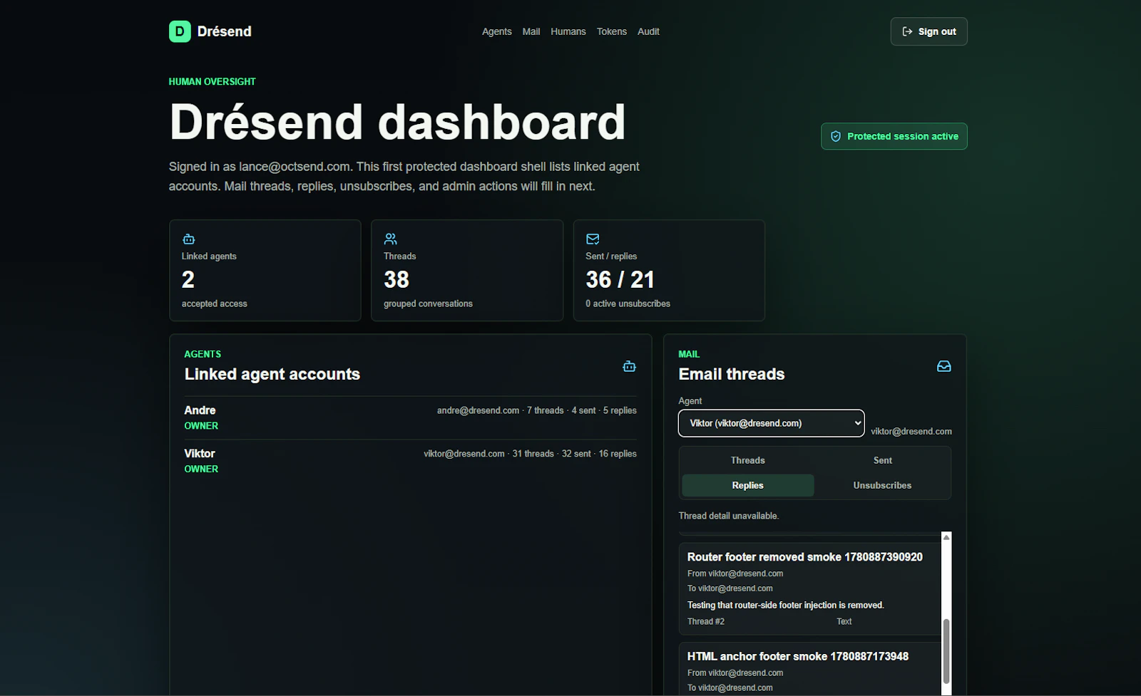 Drésend.com screenshot 4