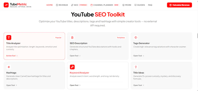 YouTube SEO Tools screenshot 4