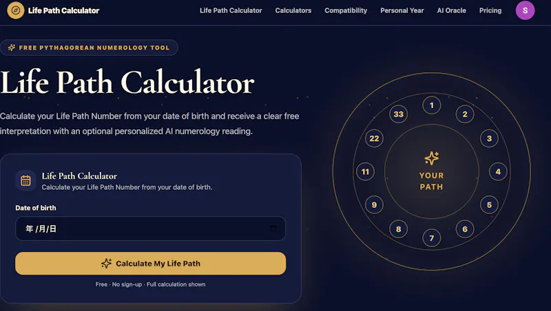 Life Path Calculator screenshot 2