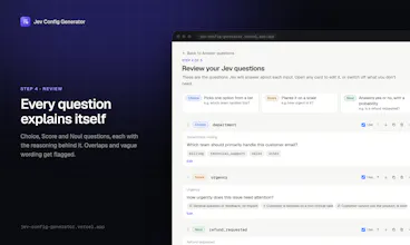 Jev Config Generator gallery image