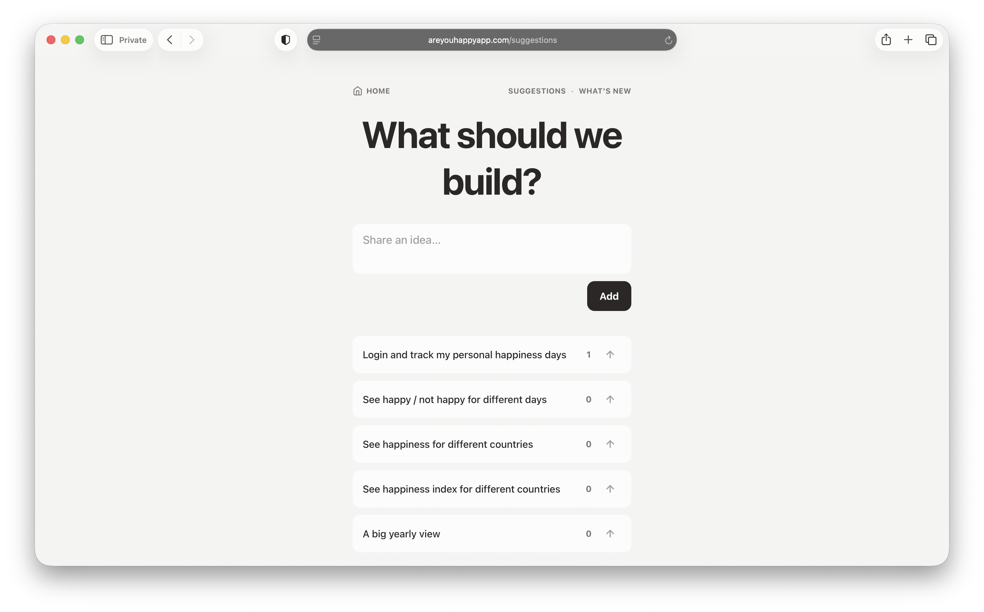 Are You Happy? - Screenshot 4 showing product features and functionality