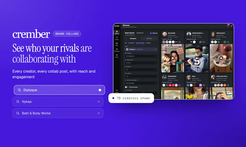 Crember - AI Influencer Search  screenshot 3