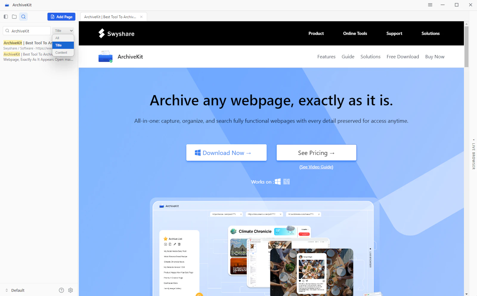 ArchiveKit screenshot 4