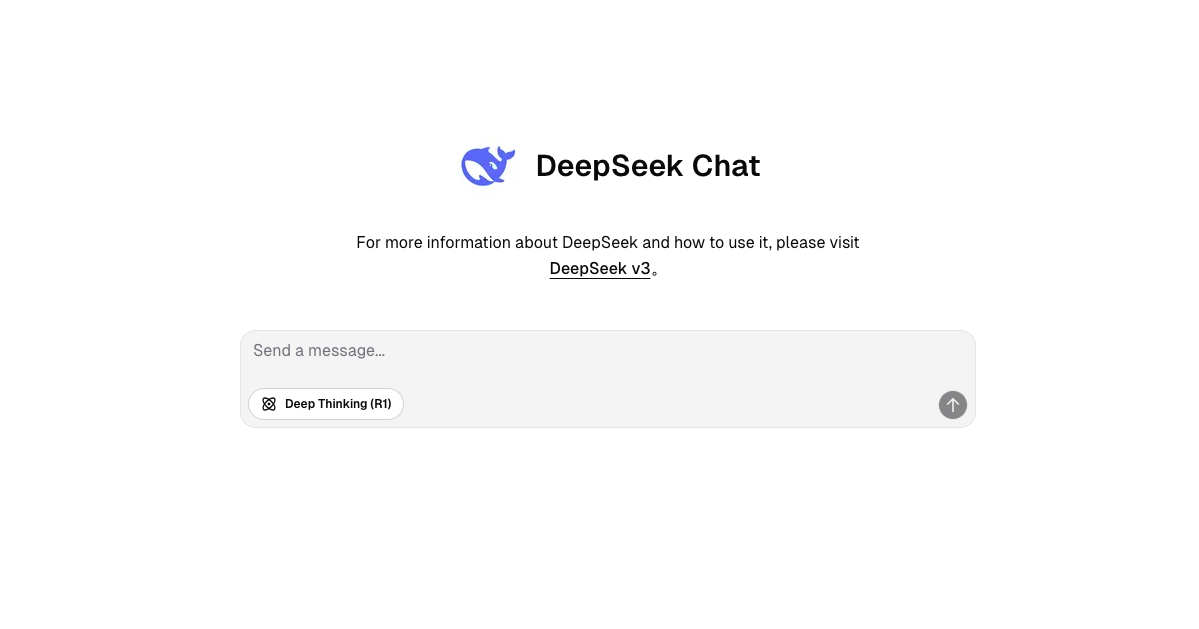 Deepseek R1/V3: chat en línea gratis media 1