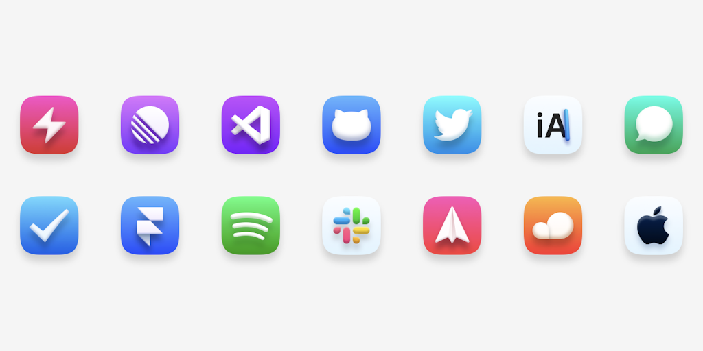 Custom macOS icon pack: Unify your dock with 46 beautiful app icons ...