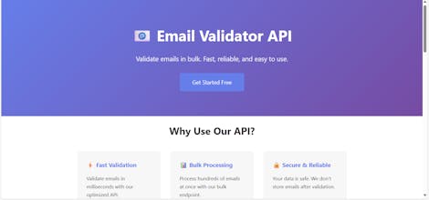 Email Validator API gallery image