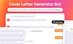 Cover Letter Generator Bot image