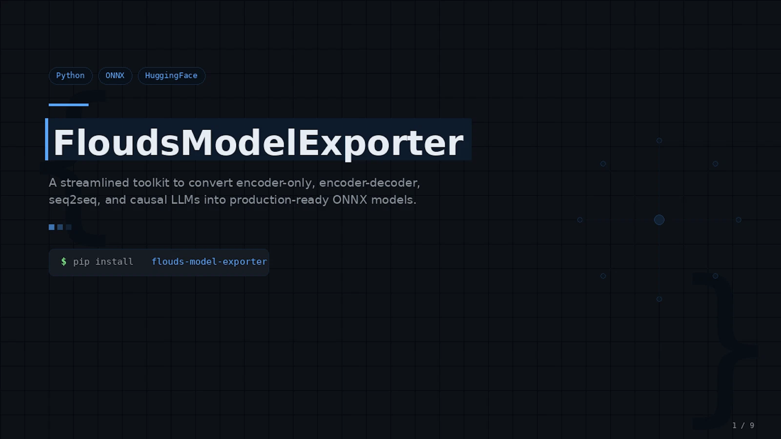Flouds Model Exporter screenshot 1
