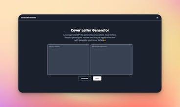 Cover Letter Generator gallery image