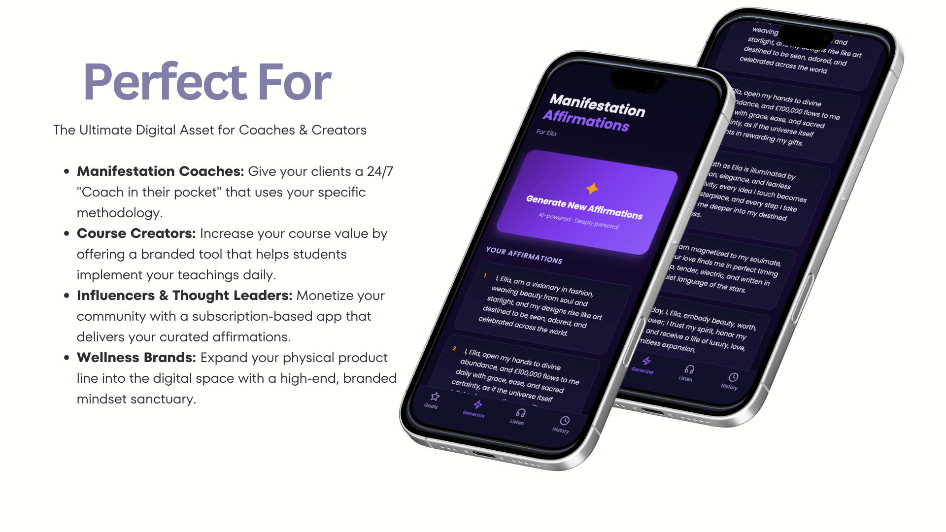 Custom Manifestation AI Mobile App gallery image