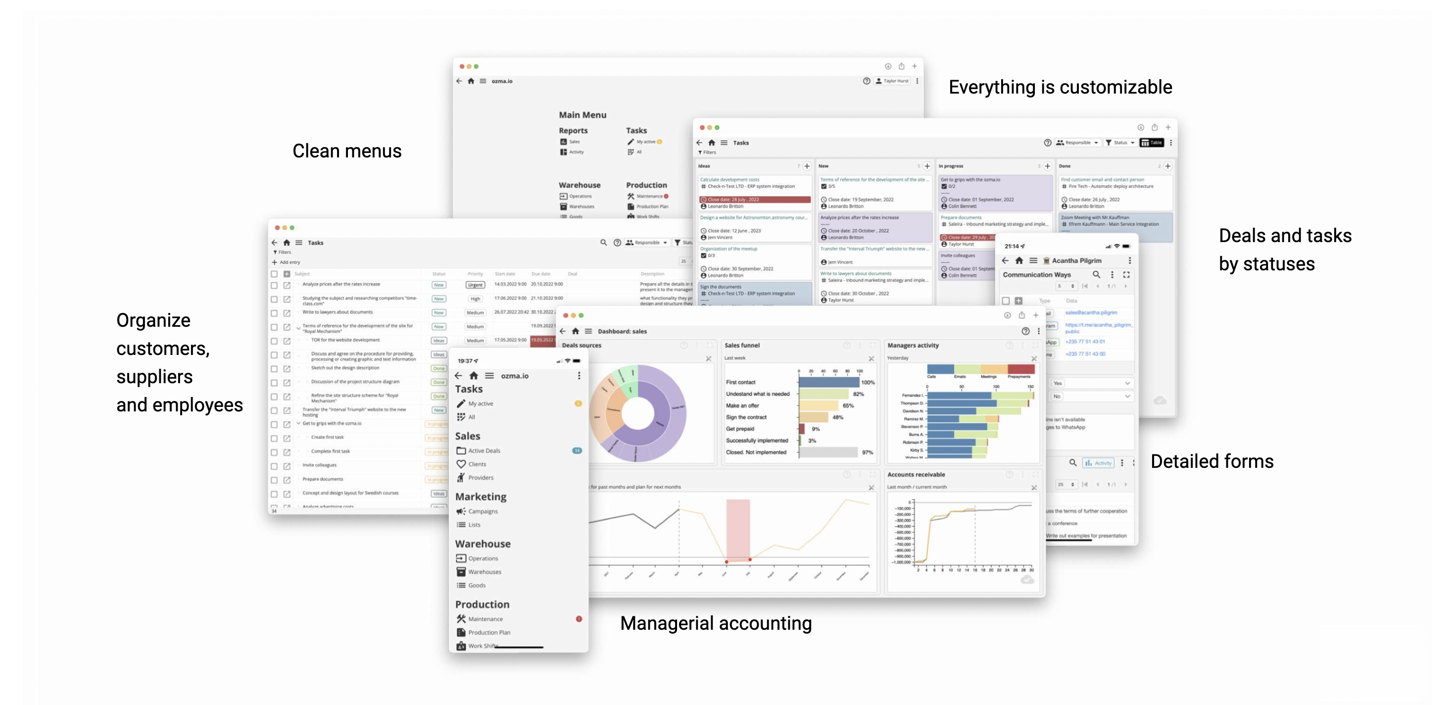 Média ozma.io - Plate-forme à faible code pour les solutions CRM et ERP 1