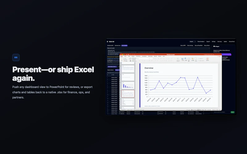 Kiolix Xel: Multi-Excel AI Agent screenshot 7