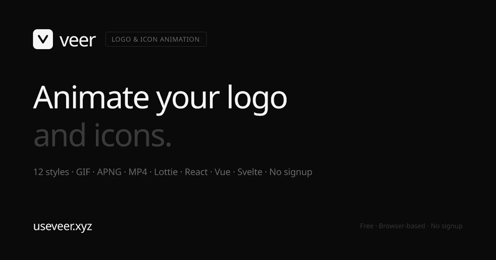 Veer - Free SVG logo & icon animator screenshot 1