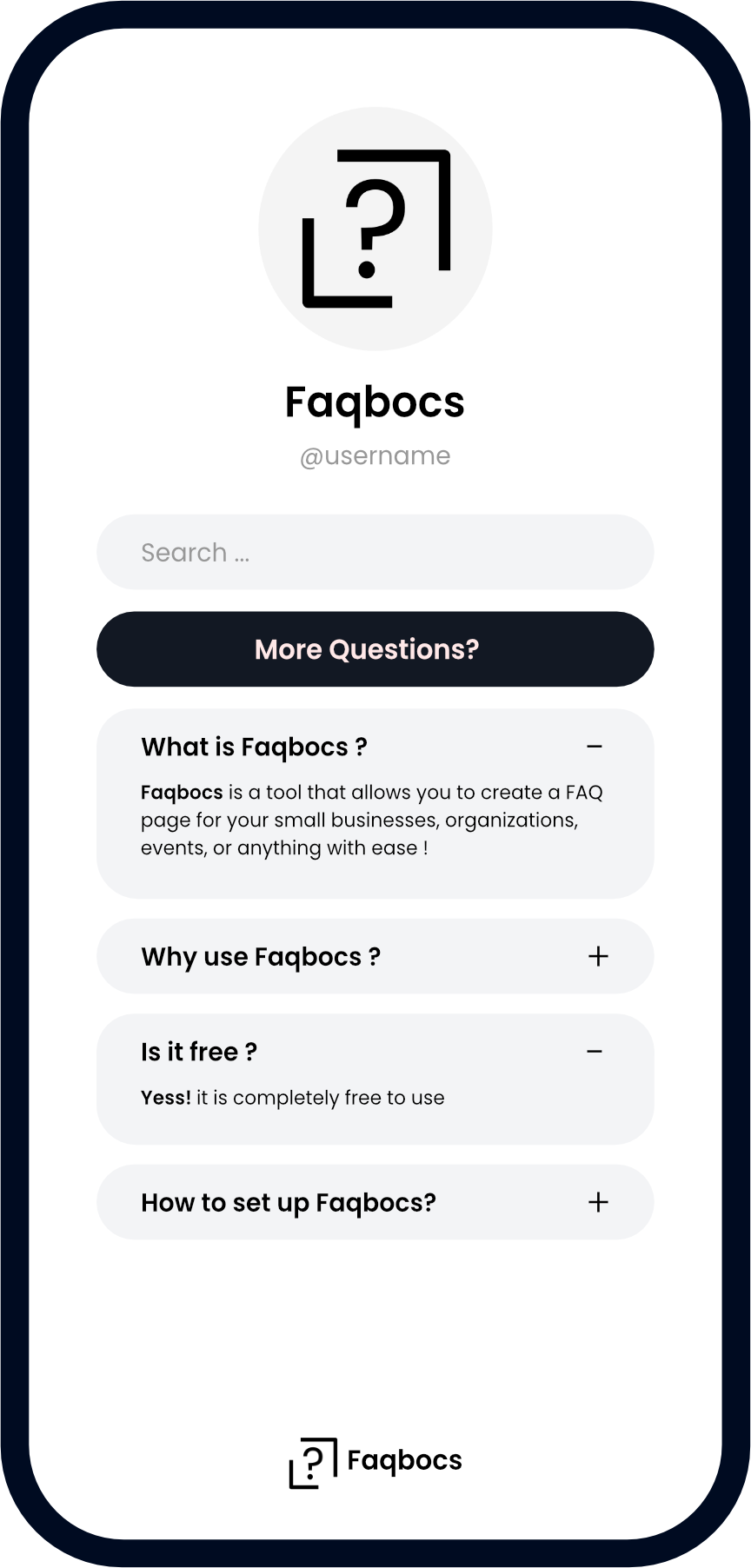 Faqbocs - Pagina FAQ media 1