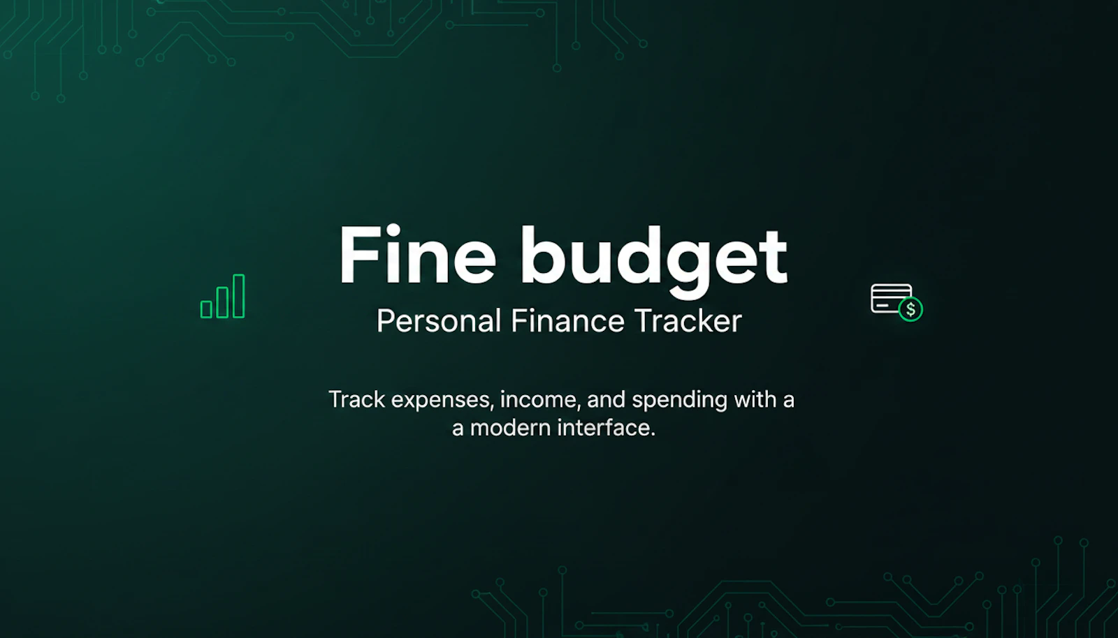 Fine Budget screenshot 1