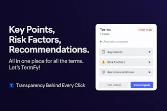 TermFy – Privacy & Policy Summarizer gallery image