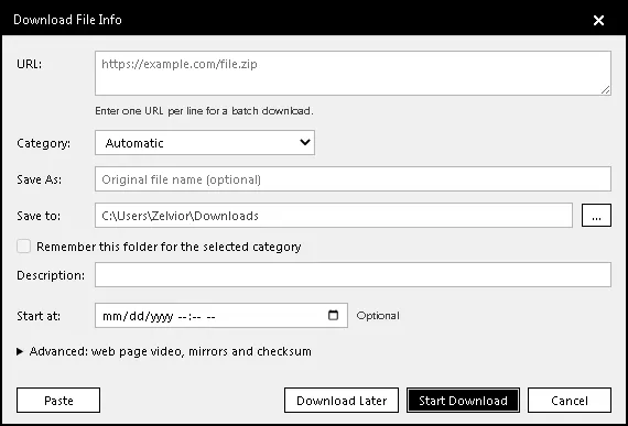 Zelvior Download Manager (ZDM) gallery image