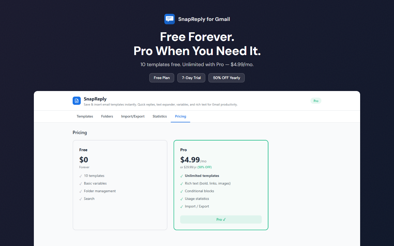 SnapReply for Gmail gallery image
