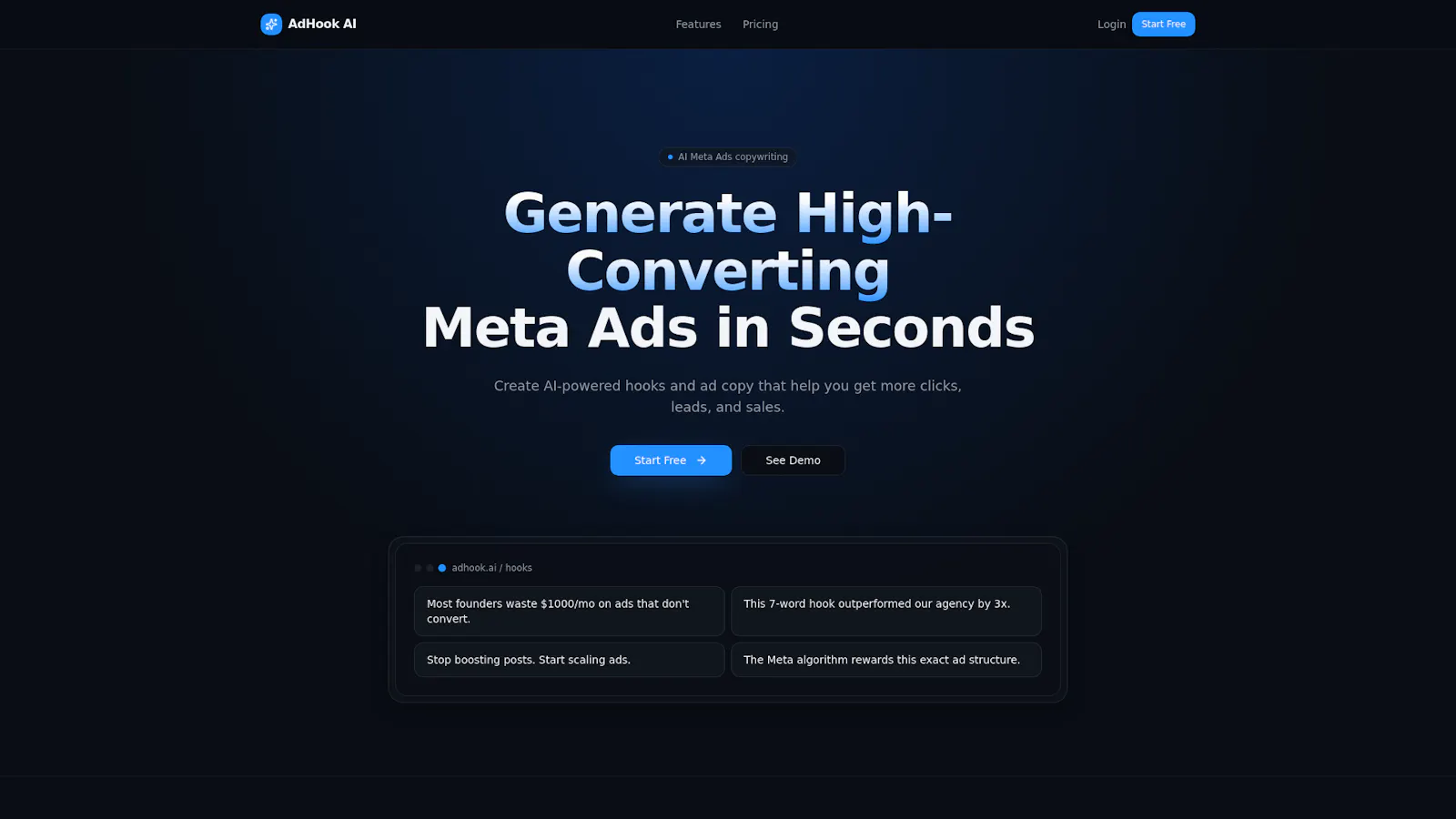 AdHook AI screenshot 1