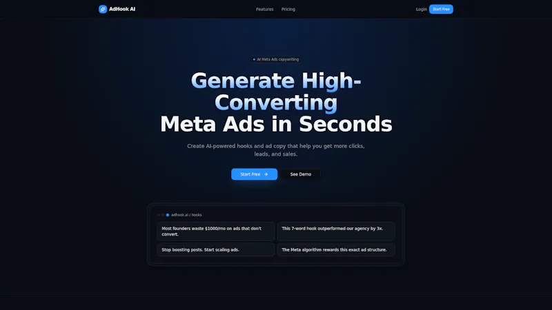 AdHook AI screenshot 1