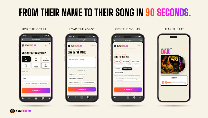 RoastSong.fm screenshot 3