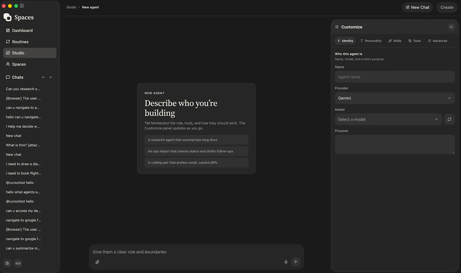 Spaces screenshot 2