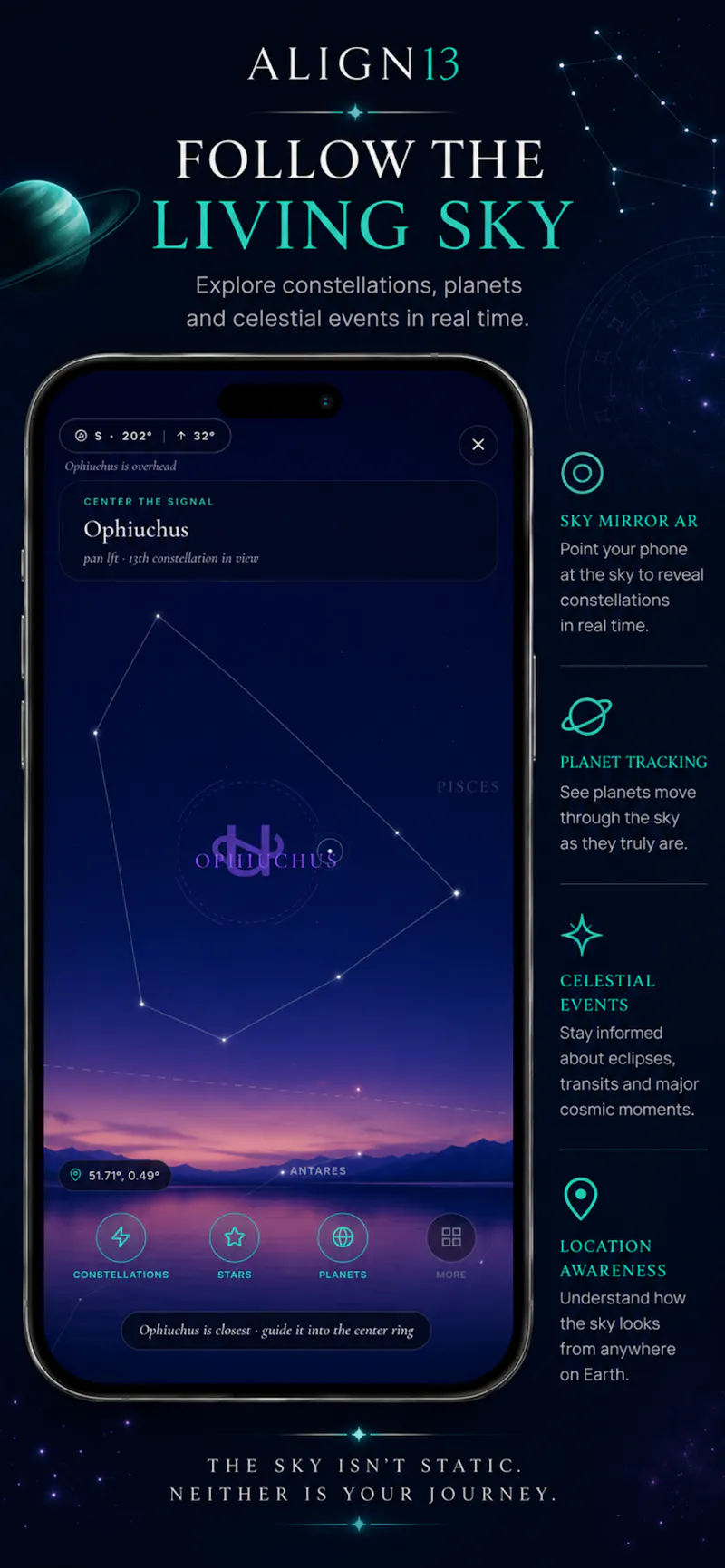 ALIGN13 is a self discovery app screenshot 1