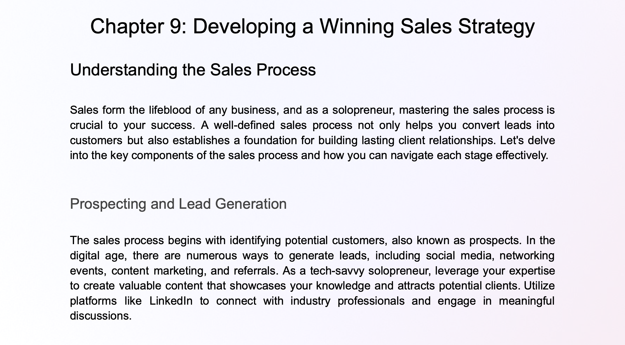 Solopreneur - A Complete Guide to Creating an IT Business Solo media 3