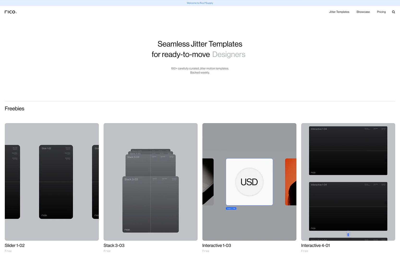 Suministro Rico® - Plantillas de movimiento totalmente editables en línea para jitter para jitter media 2