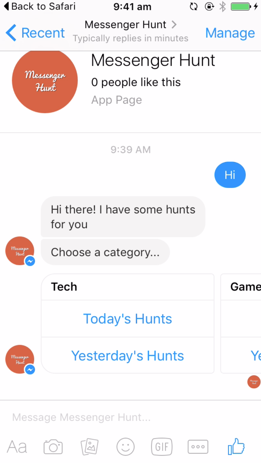 Messenger Hunt gallery image