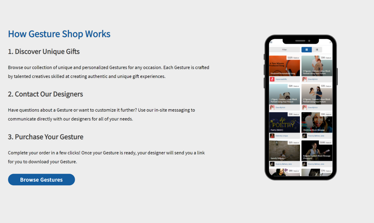Gesture Shop gallery image