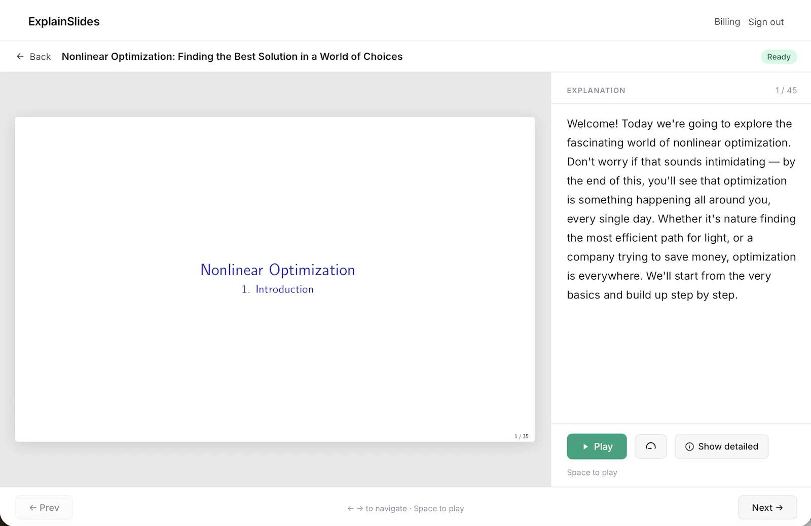 ExplainSlides screenshot 1