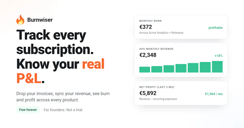 Burnwiser screenshot 1
