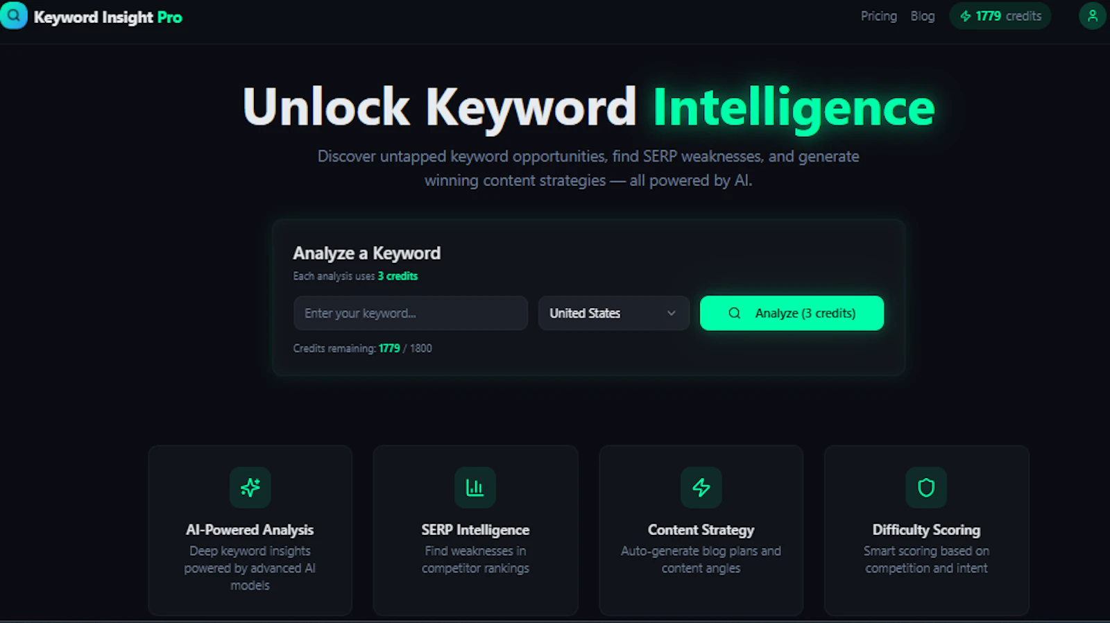 Keyword Insight Pro screenshot 2