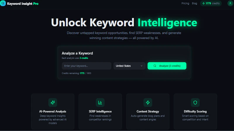 Keyword Insight Pro screenshot 2