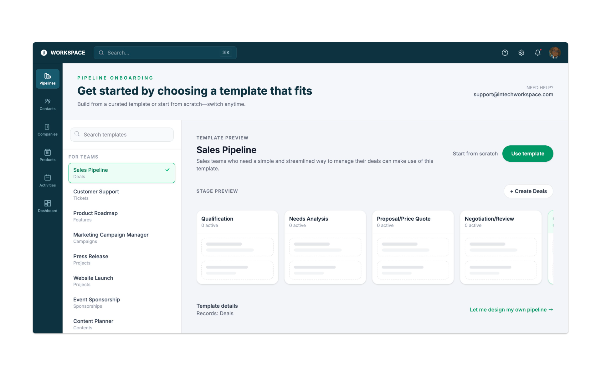 iNTECH Workspace - Screenshot 3 showing product features and functionality
