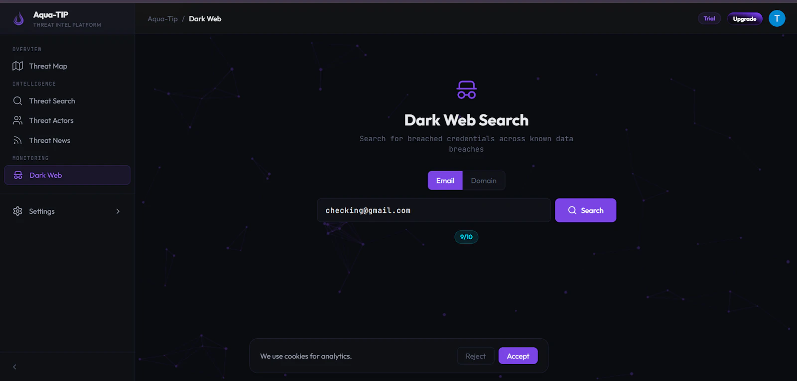 Aqua TIP — Threat Intel Platform screenshot 4