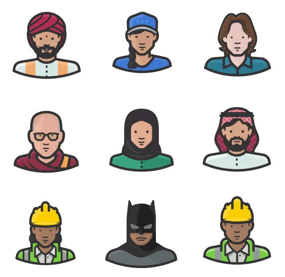 Diversity Avatars Image