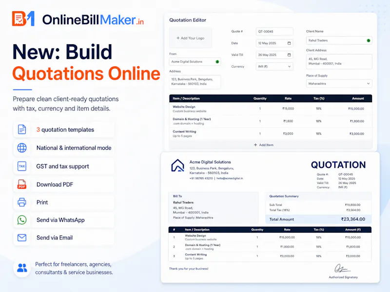 OnlineBillMaker screenshot 4
