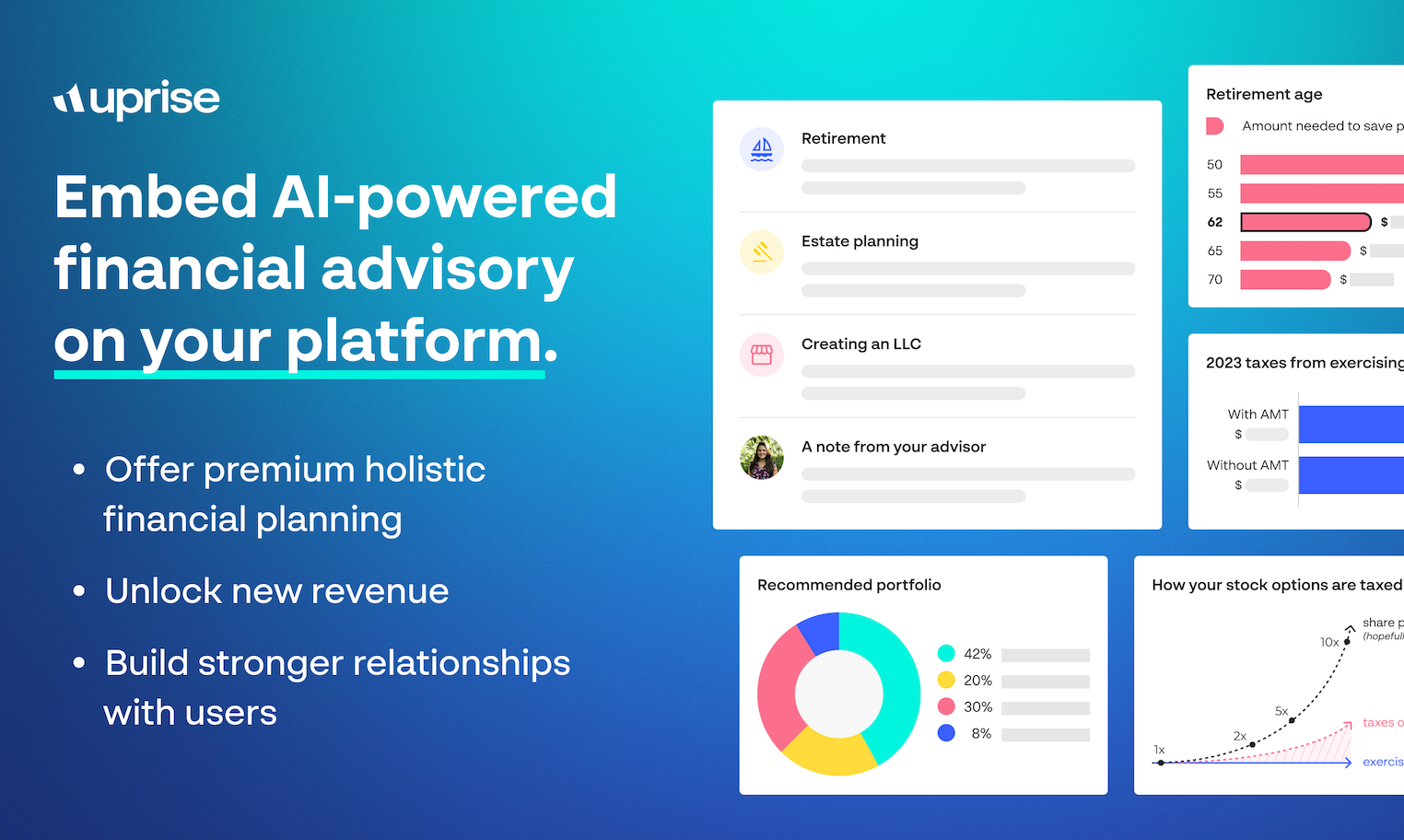 startuptile Uprise Embedded-Embed AI+human financial advisory on your platform