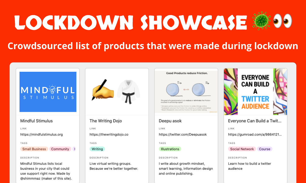 Lockdown Showcase 🦠 👀 gallery image