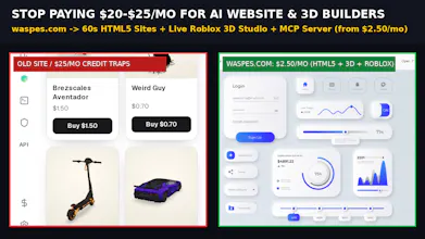 Waspes 3D Studio & Roblox MCP gallery image