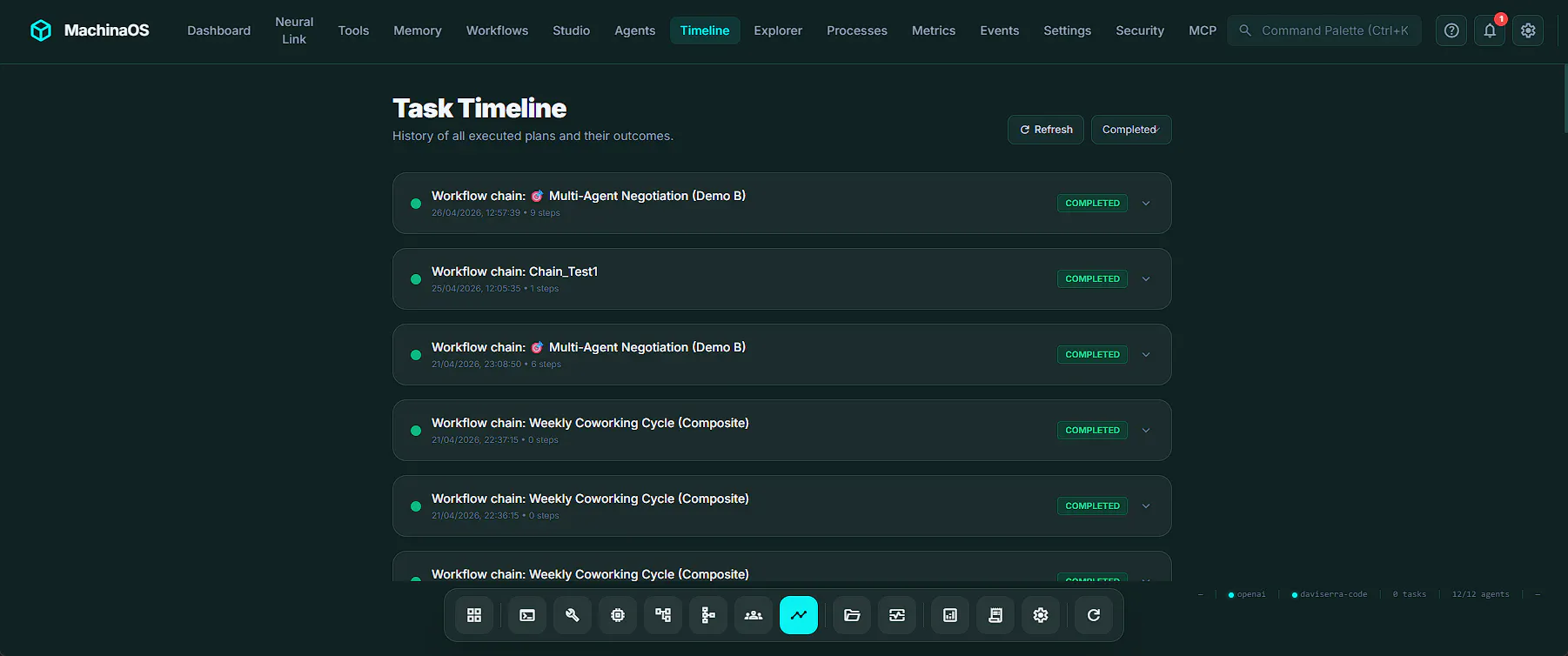 MachinaOS gallery image