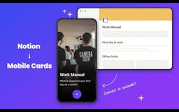 Notion to Mobile Cards by CoDo media 1