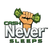 Cash Never Sleeps logo