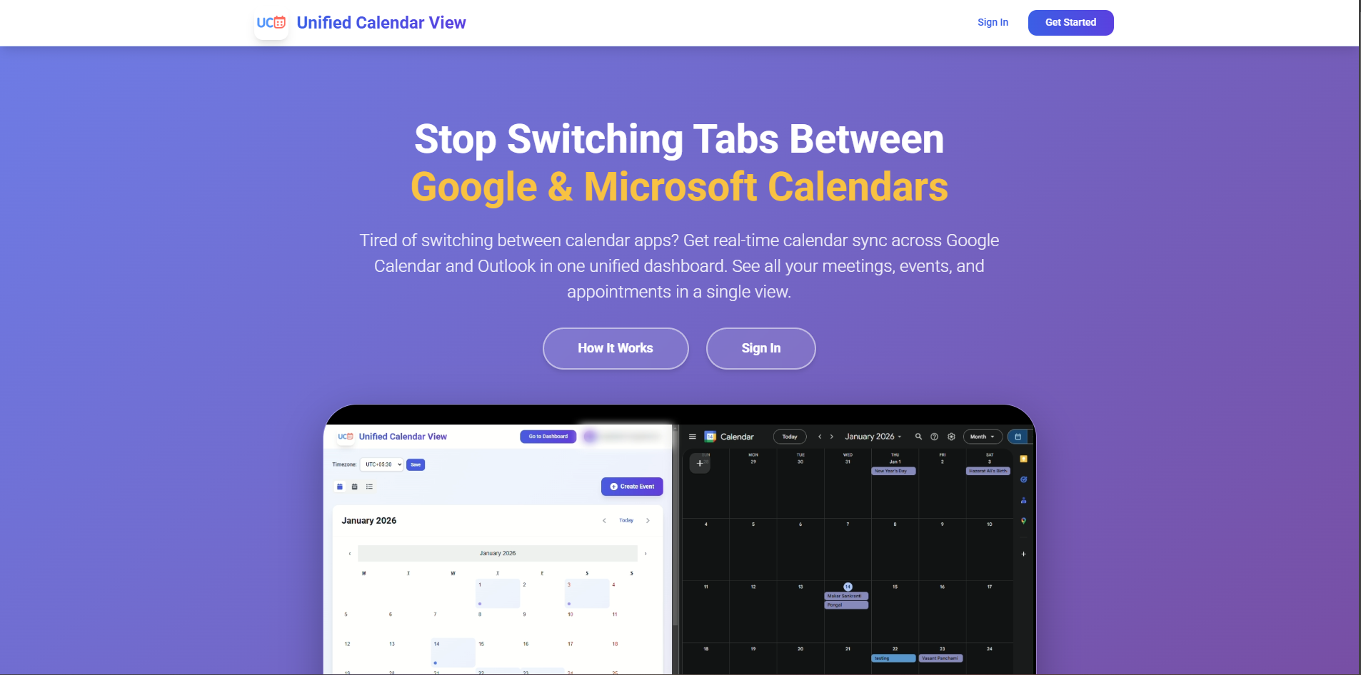 Unified Calendar View gallery image