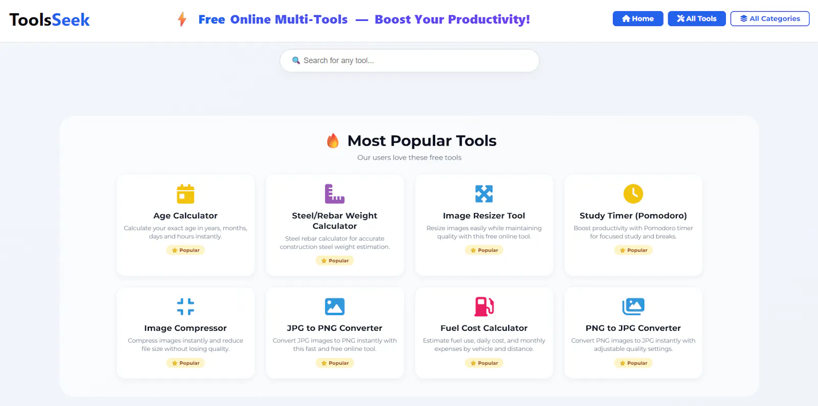 ToolsSeek screenshot 1