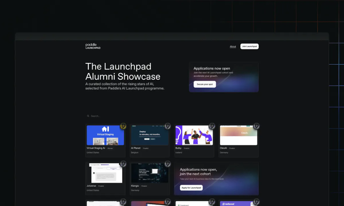 Paddle AI Launchpad Showcase