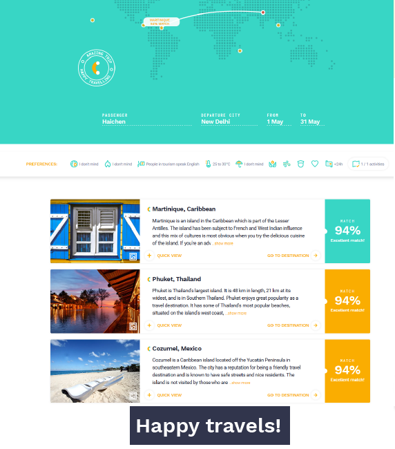 Cluey Travel Chatbot gallery image